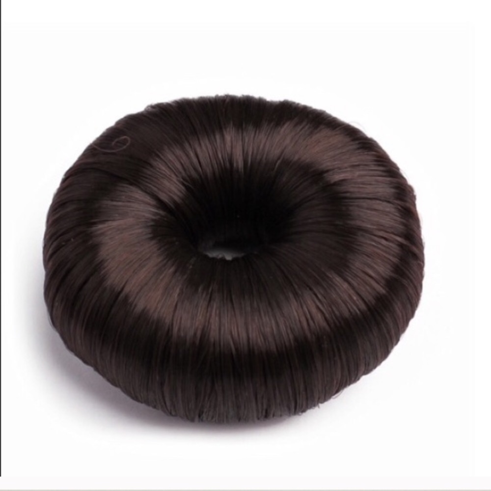 Donut bun holder, dark brown